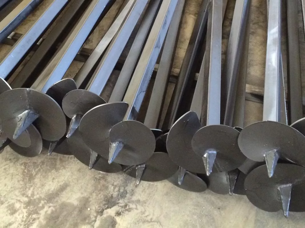 Монтаж винтовых свай