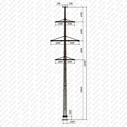Многогранная опора ПМ220-2тРТр